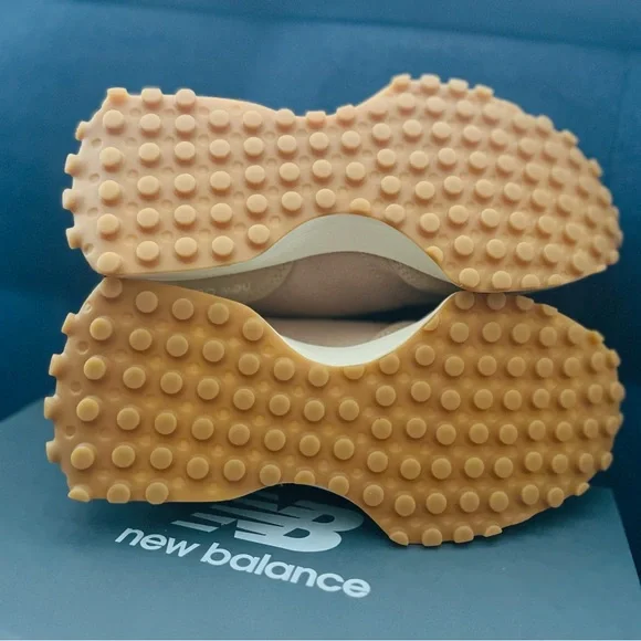 New Balance 327 Animal Print Women's Sneakers Shoes Beige Leopard size 5.5 - Picture 9 of 13